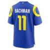 Alex Bachman Los Angeles Rams Nike Team Game Jersey - - Detail View