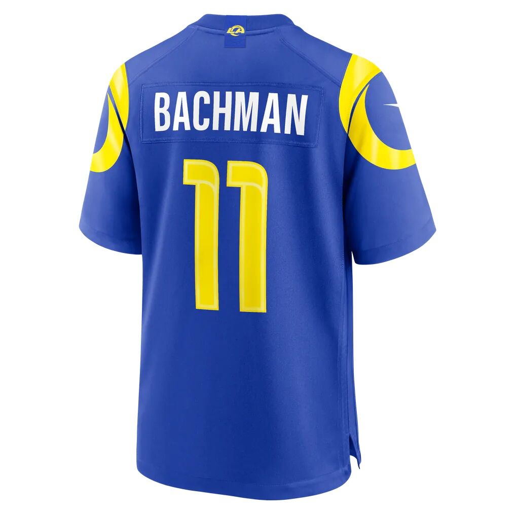 Alex Bachman Los Angeles Rams Nike Team Game Jersey - Royal