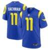 Alex Bachman Los Angeles Rams Nike Team Game Jersey - - Front View