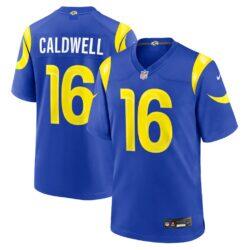 Matthew Caldwell Los Angeles Rams Nike Team Game Jersey - - Front View