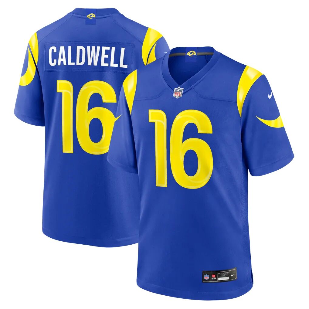 Matthew Caldwell Los Angeles Rams Nike Team Game Jersey - Royal
