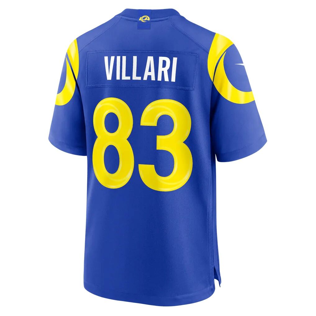Dan Villari Los Angeles Rams Nike Team Game Jersey - Royal