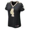 Oscar Delp New Orleans Saints Nike Women's Team Game Jersey - Black - Alt1
