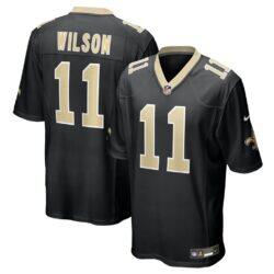 Zach Wilson New Orleans Saints Nike Team Game Jersey - Black - Front View