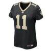 Zach Wilson New Orleans Saints Nike Women's Team Game Jersey - Black - Alt1