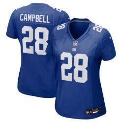 Elijah Campbell New York Giants Nike Women's Team Game Jersey - - Front View