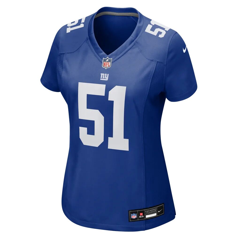 Jack Kelly New York Giants Nike Women's Team Game Jersey - Royal