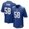 Ben Mann New York Giants Nike Team Game Jersey - - Front View