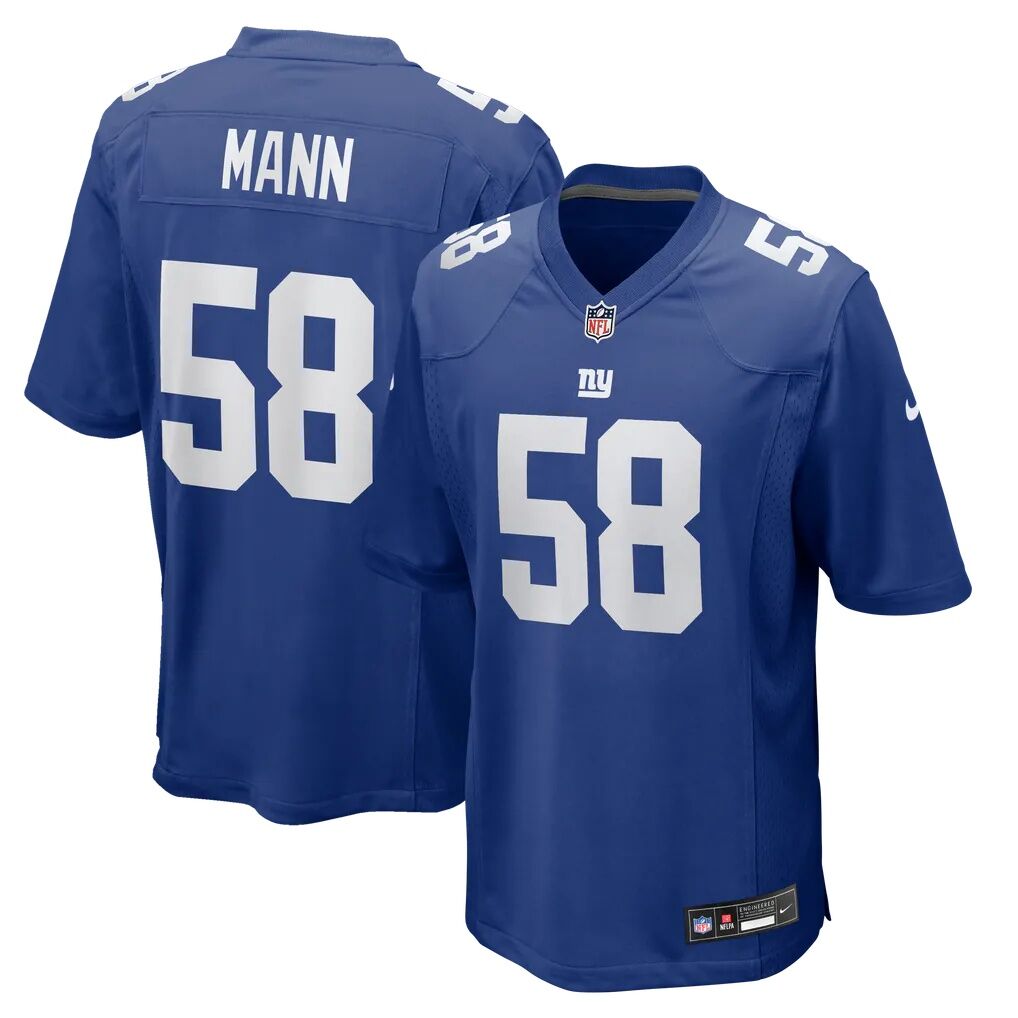 Ben Mann New York Giants Nike Team Game Jersey - Royal