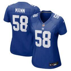 Ben Mann New York Giants Nike Women's Team Game Jersey - - Front View