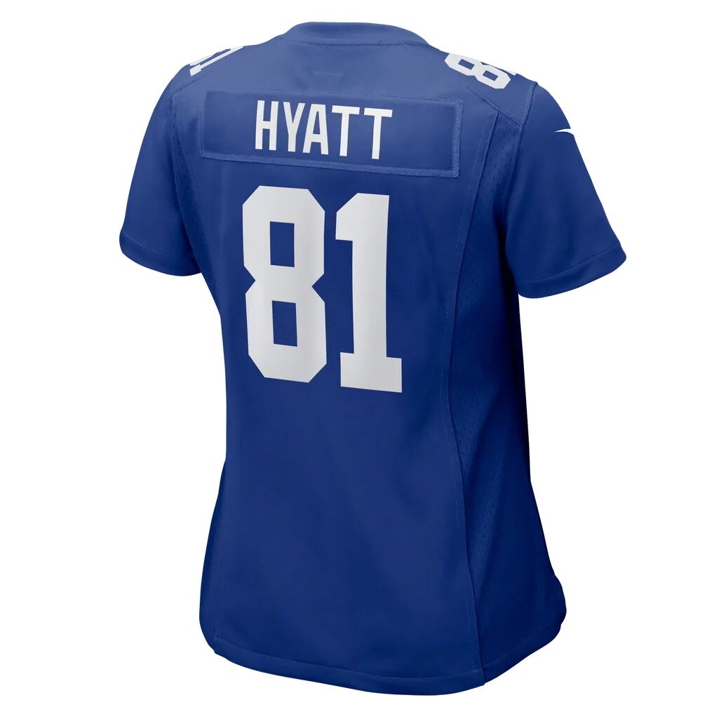 Jalin Hyatt New York Giants Nike Women's Team Game Jersey - Royal