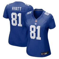 Jalin Hyatt New York Giants Nike Women's Team Game Jersey - - Front View