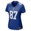 Braxton Berrios New York Giants Nike Women's Team Game Jersey - - Alt1