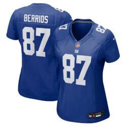 Braxton Berrios New York Giants Nike Women's Team Game Jersey - - Front View
