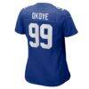 Basil Okoye New York Giants Nike Women's Team Game Jersey - - Alt2