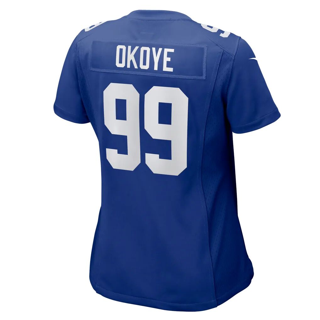 Basil Okoye New York Giants Nike Women's Team Game Jersey - Royal