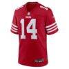Kurtis Rourke San Francisco 49ers Nike Team Game Jersey - - Alt1