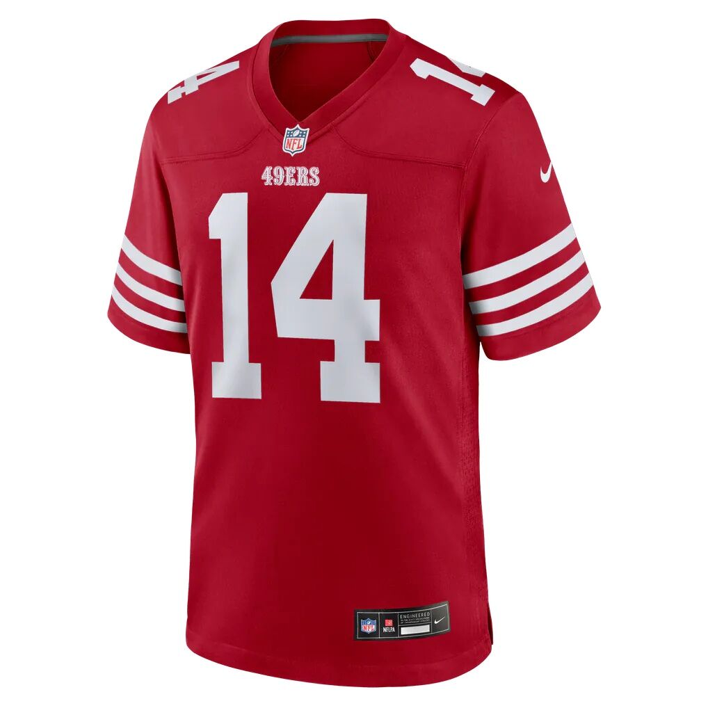 Kurtis Rourke San Francisco 49ers Nike Team Game Jersey - Scarlet