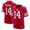 Kurtis Rourke San Francisco 49ers Nike Team Game Jersey - - Front View