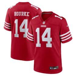Kurtis Rourke San Francisco 49ers Nike Team Game Jersey - - Front View