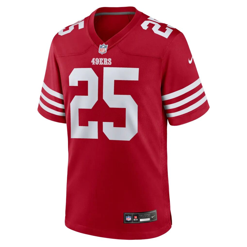 Jack Jones San Francisco 49ers Nike Team Game Jersey - Scarlet
