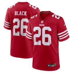 Kaelon Black San Francisco 49ers Nike Team Game Jersey - - Front View