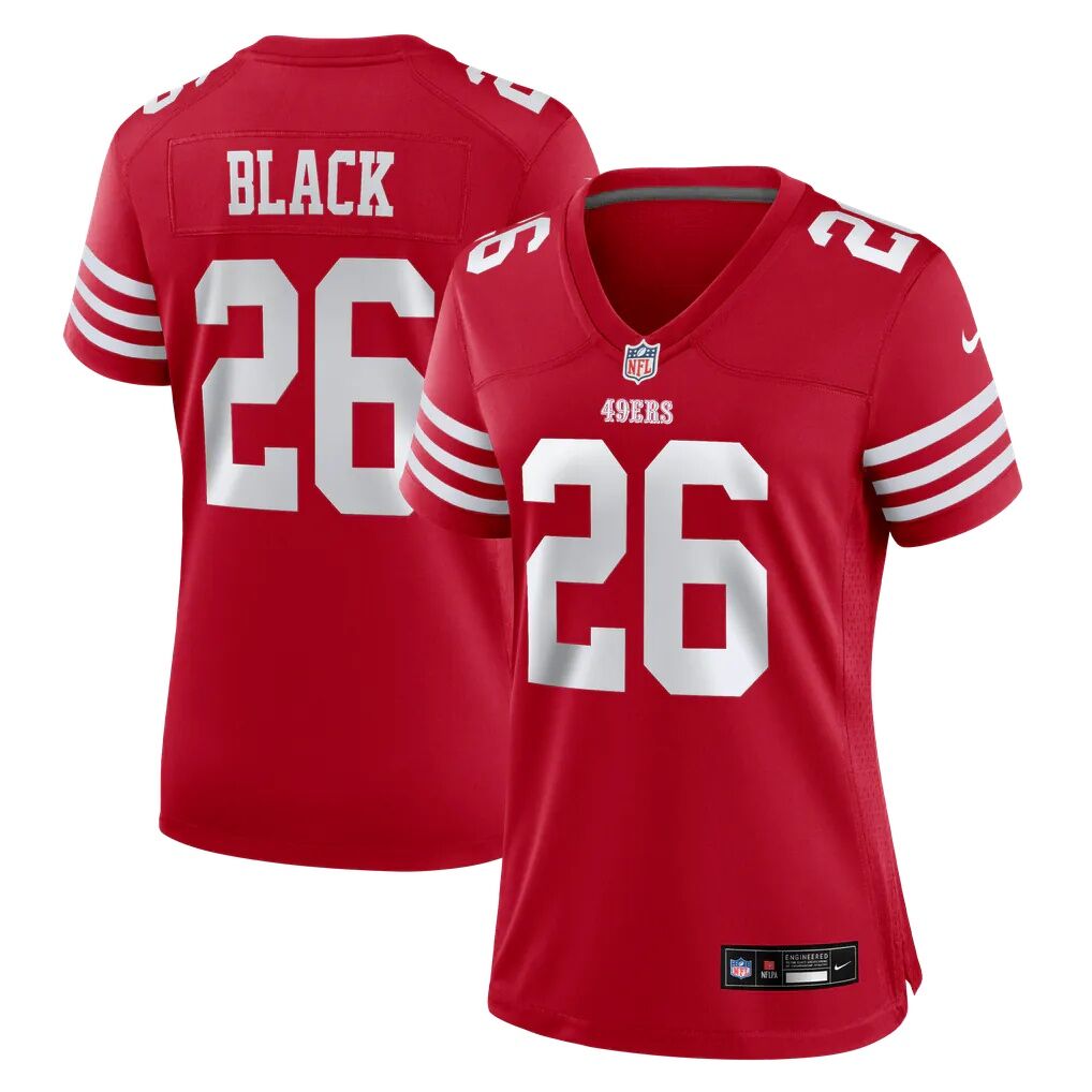 Kaelon Black San Francisco 49ers Nike Women's Team Game Jersey - Scarlet