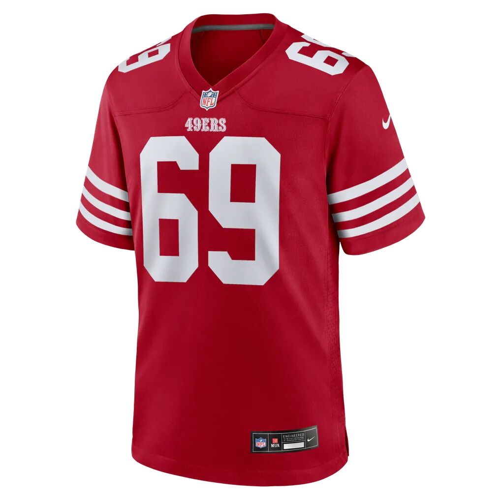 Enrique Cruz Jr. San Francisco 49ers Nike Team Game Jersey - Scarlet