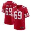 Enrique Cruz Jr. San Francisco 49ers Nike Team Game Jersey - - Front View