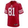 Wesley Grimes San Francisco 49ers Nike Team Game Jersey - - Alt1
