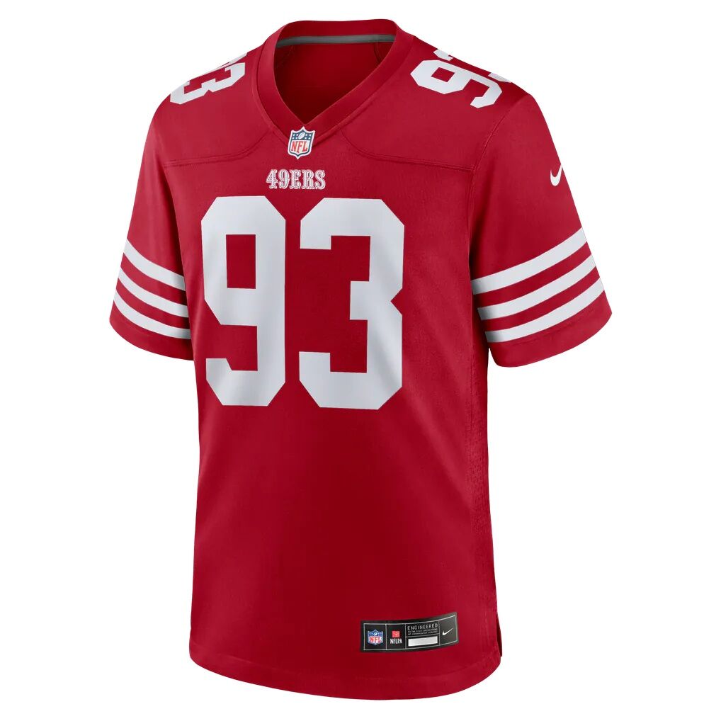 Gracen Halton San Francisco 49ers Nike Team Game Jersey - Scarlet