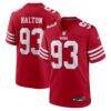 Gracen Halton San Francisco 49ers Nike Team Game Jersey - - Front View