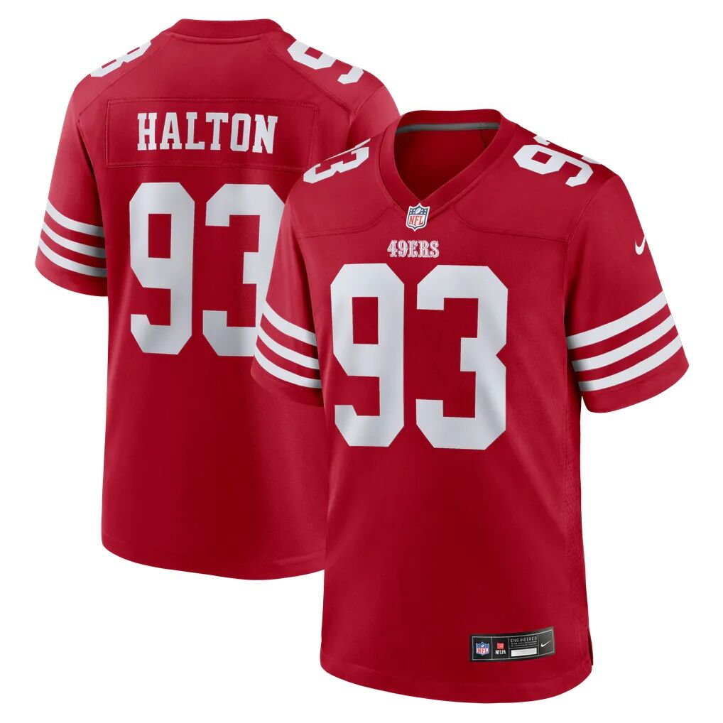 Gracen Halton San Francisco 49ers Nike Team Game Jersey - Scarlet