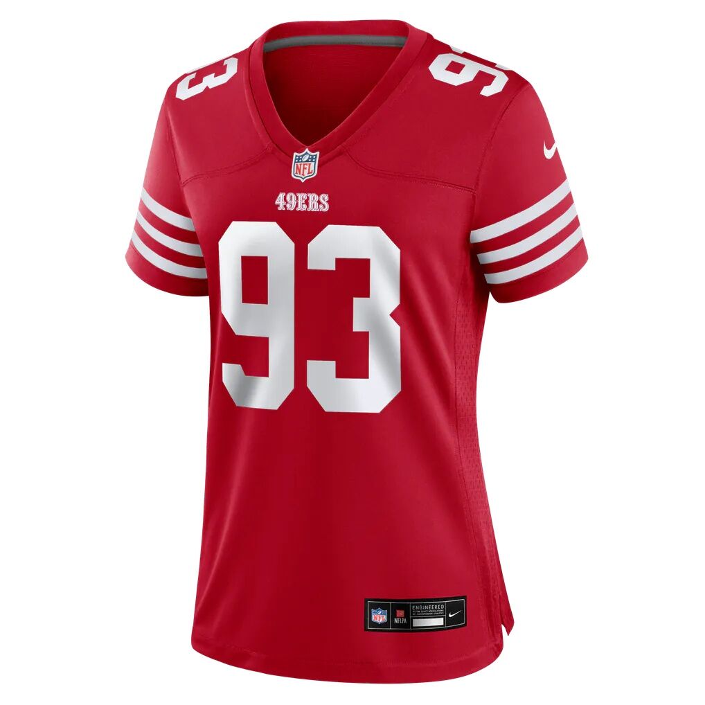 Gracen Halton San Francisco 49ers Nike Women's Team Game Jersey - Scarlet
