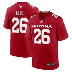 Evan Hull Arizona Cardinals Nike Team Game Jersey - - Front View