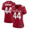 Shawn Bowman Arizona Cardinals Nike Women's Team Game Jersey - - Front View