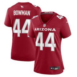 Shawn Bowman Arizona Cardinals Nike Women's Team Game Jersey - - Front View