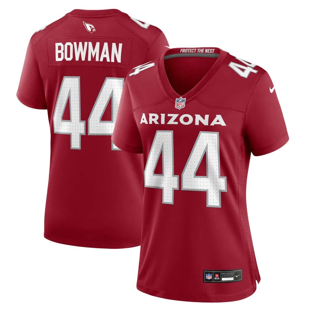Shawn Bowman Arizona Cardinals Nike Women's Team Game Jersey - Cardinal