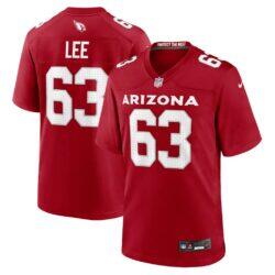 Vershon Lee Arizona Cardinals Nike Team Game Jersey - - Front View