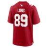 Hunter Long Arizona Cardinals Nike Team Game Jersey - - Alt2