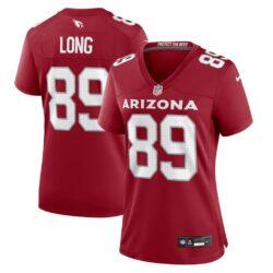 Hunter Long Arizona Cardinals Nike Women's Team Game Jersey - - Front View