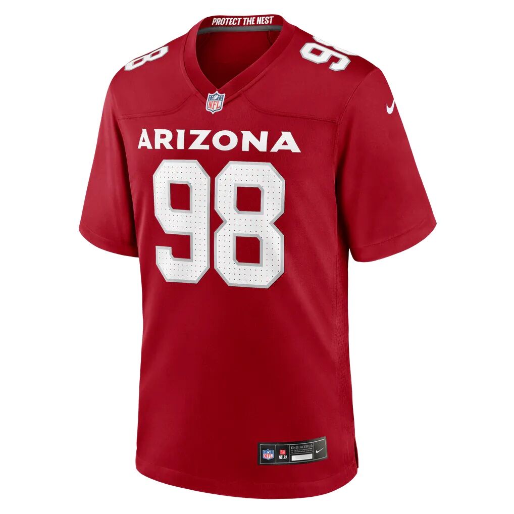 Jared Harrison-Hunte Arizona Cardinals Nike Team Game Jersey - Cardinal