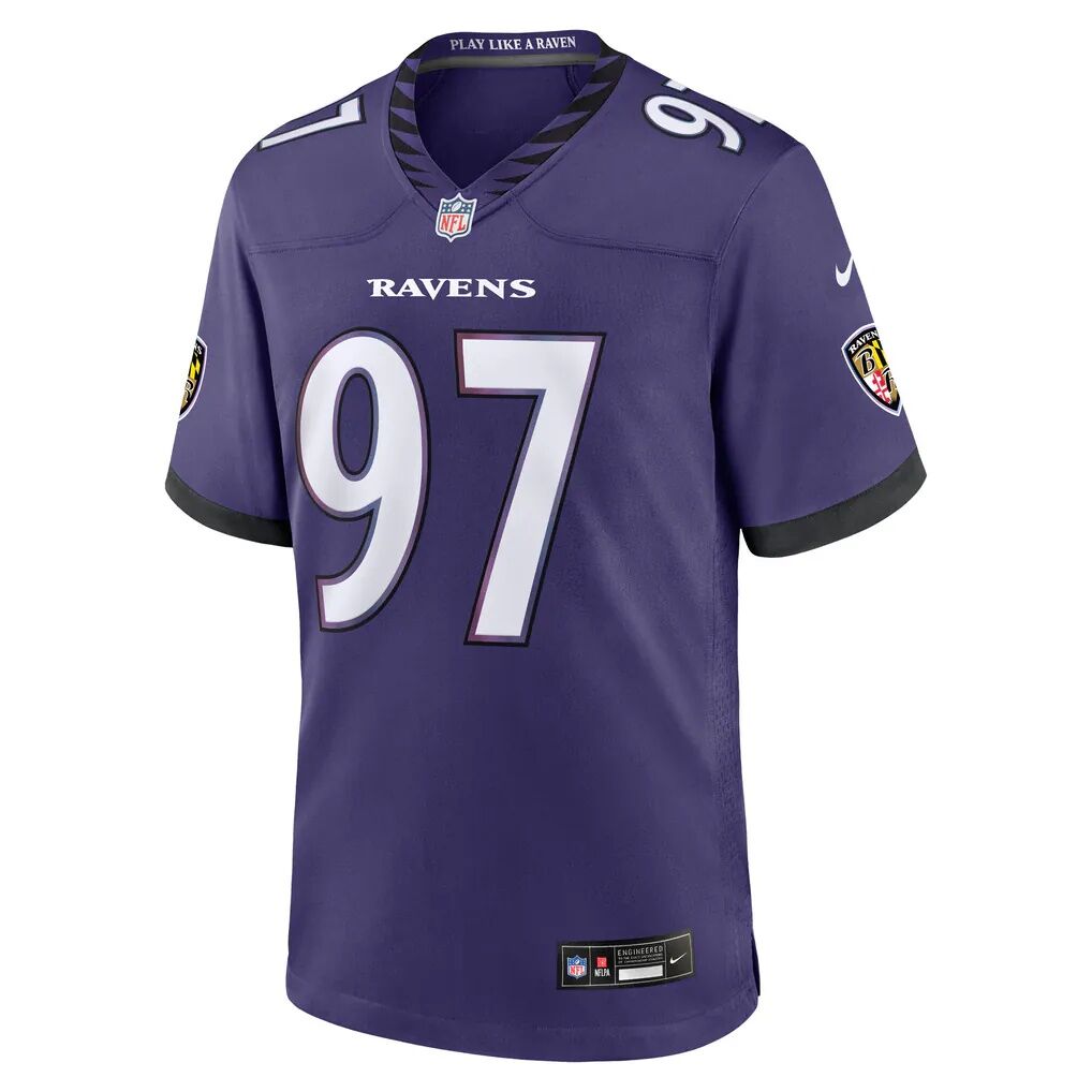 Ethan Burke Baltimore Ravens Nike Team Game Jersey