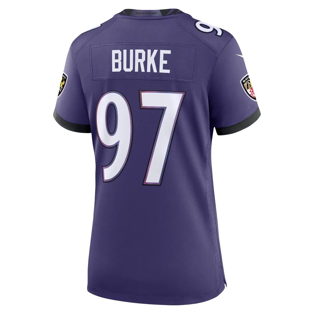 Ethan Burke Baltimore Ravens Nike Women's Team Game Jersey