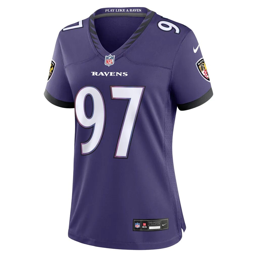 Ethan Burke Baltimore Ravens Nike Women's Team Game Jersey