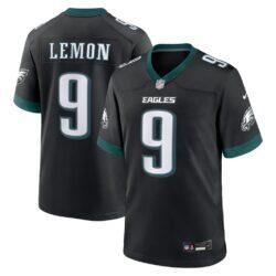 Makai Lemon Philadelphia Eagles Nike Alternate Game Jersey - Black - Front View