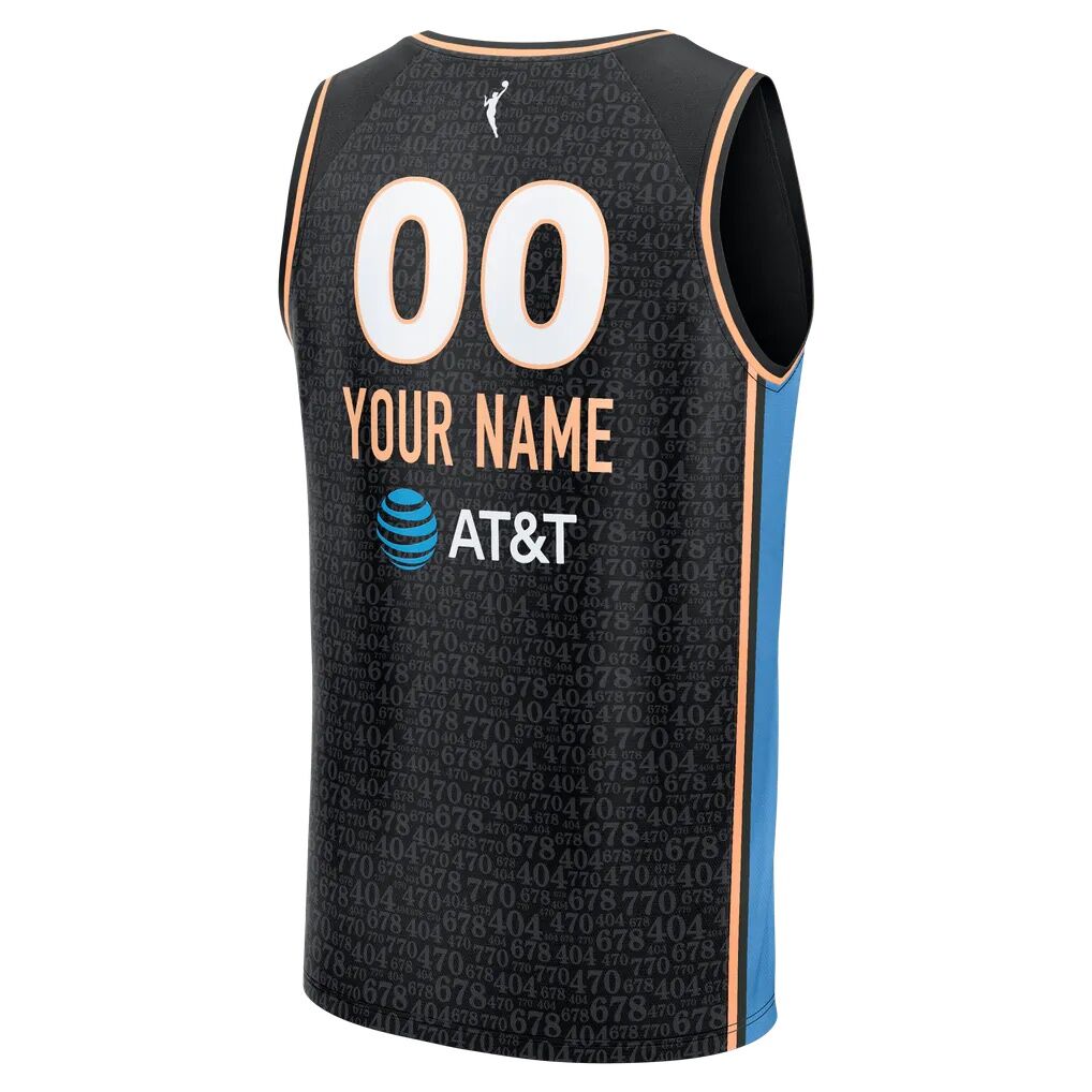 Atlanta Dream Fashion7 Fast Break Custom Jersey - Rebel Edition