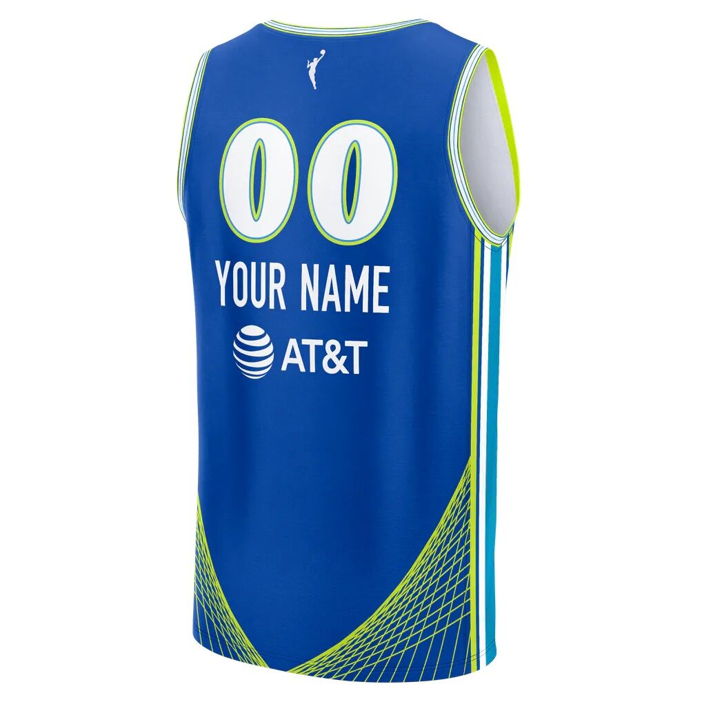 Dallas Wings Fashion7 Fast Break Custom Jersey - Rebel Edition