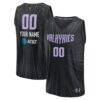 Golden State Valkyries Fashion7 Fast Break Custom Jersey - Black - Front View