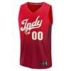 Indiana Fever Fashion7 Fast Break Custom Jersey - Red - Side View